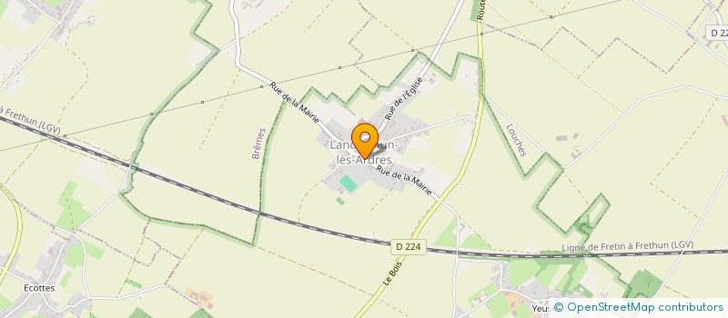 localisation de l'entreprise LA FOLIE DES PINCEAUX  LANDRETHUN-LES-ARDRES