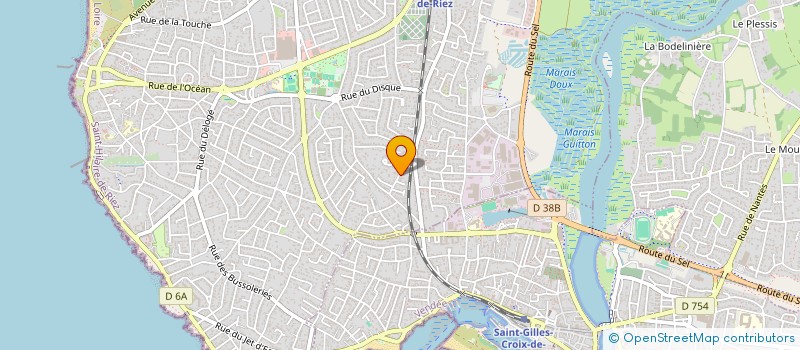 localisation de l'entreprise LA FOLIE DOUCE  SAINT-HILAIRE-DE-RIEZ