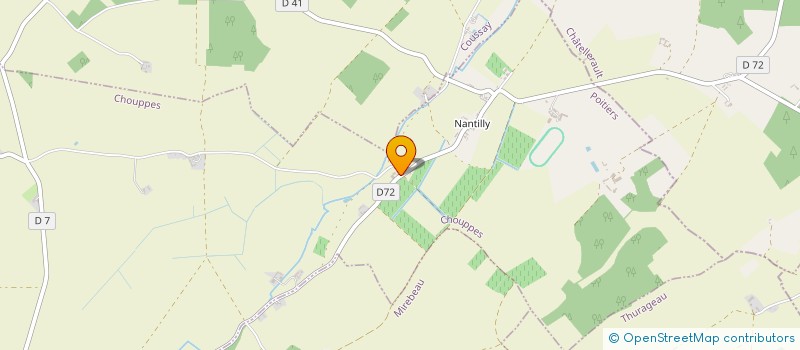 localisation de l'entreprise LA FOLIE POISSON  CHOUPPES