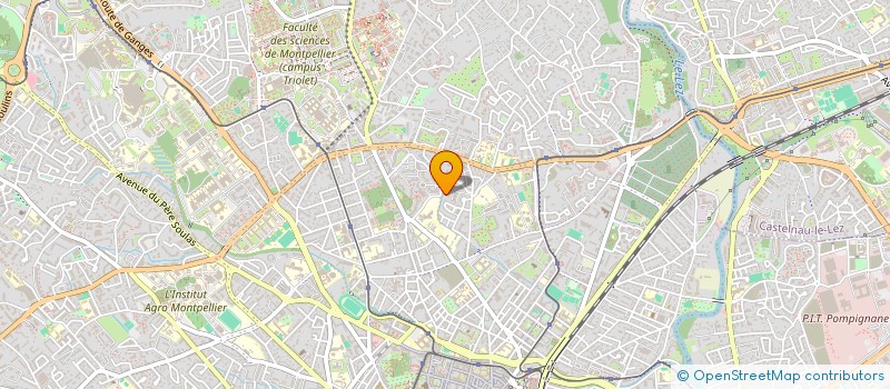 localisation de l'entreprise LA FOLIE SOLIDAIRE à MONTPELLIER