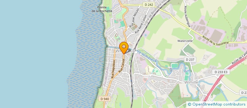 localisation de l'entreprise LA FOLLE ADRESSE EDITIONS à WIMEREUX