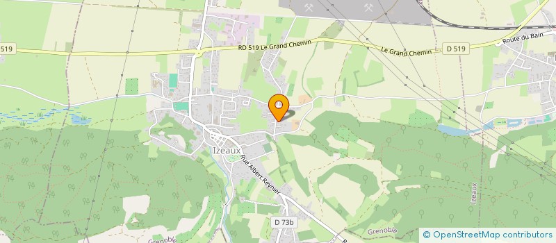 localisation de l'entreprise LA FOLLIA  IZEAUX