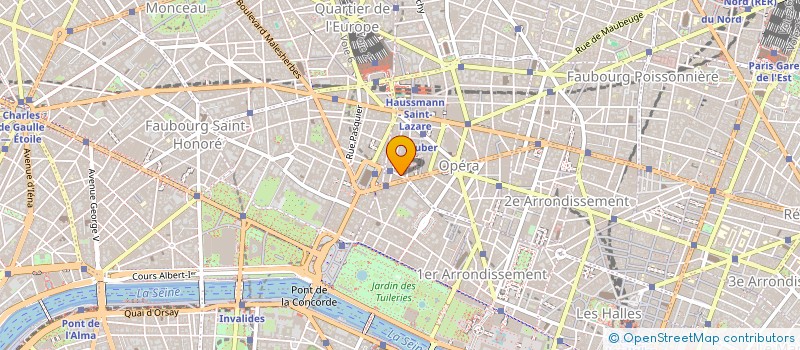 localisation de l'entreprise LA FONCIER5E DE SE ZE  PARIS