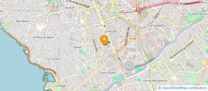 localisation de l'entreprise LA FONCIERE à MARSEILLE