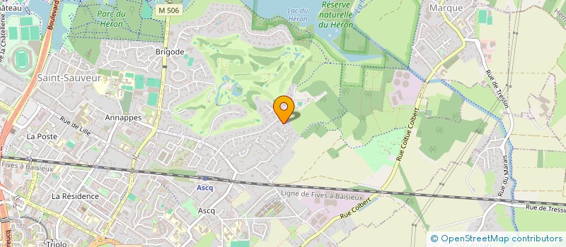 localisation de l'entreprise LA FONCIERE à VILLENEUVE-D'ASCQ