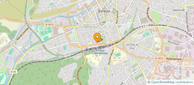 localisation de l'entreprise LA FONCIERE A. DE LA PERRIERE à EVREUX