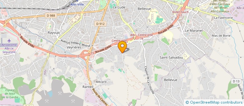 localisation de l'entreprise LA FONCIERE A.S.N. SOCIETE CIVILE IMMOBILIERE à ALBI