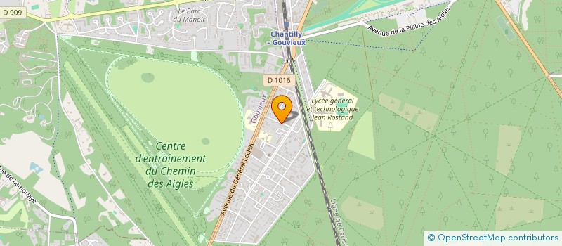 localisation de l'entreprise LA FONCIERE AKM  CHANTILLY