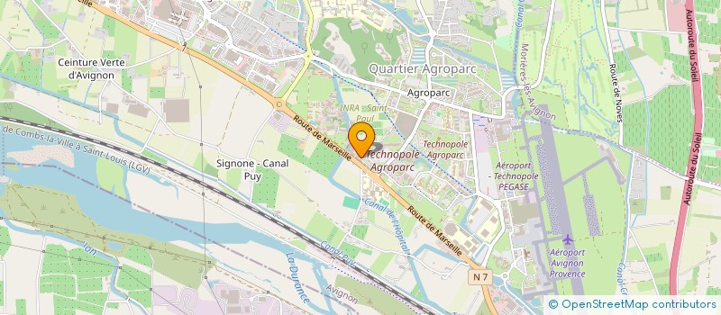 localisation de l'entreprise LA FONCIERE AVIGNONNAISE  AVIGNON