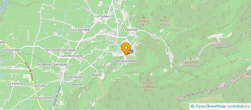 localisation de l'entreprise LA FONCIERE CHRISTIANA  GIGONDAS