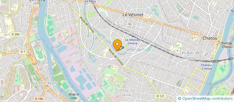 localisation de l'entreprise LA FONCIERE D'ISLY  LE VESINET