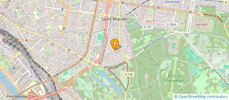 localisation de l'entreprise LA FONCIERE DE CHARENTON à SAINT-MANDE