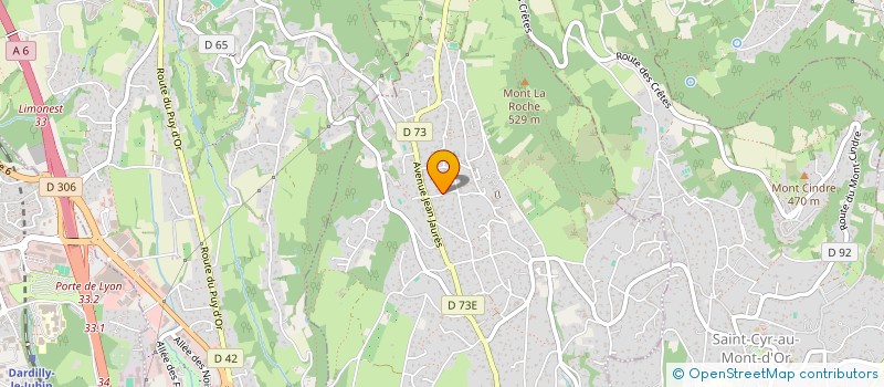 localisation de l'entreprise LA FONCIERE DE CLIMENS  SAINT-DIDIER-AU-MONT-D'OR