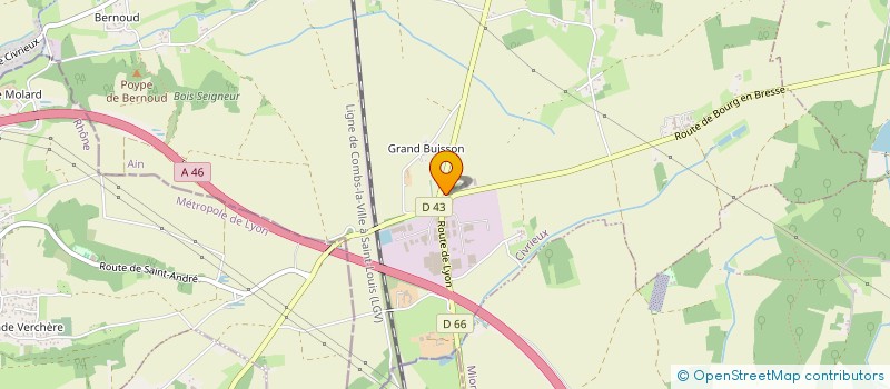 localisation de l'entreprise LA FONCIERE DE FLORIAN à CIVRIEUX