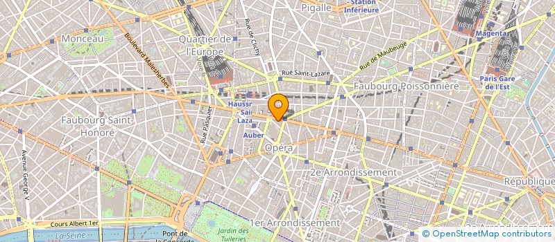 localisation de l'entreprise LA FONCIERE DE LA DEFENSE  PARIS