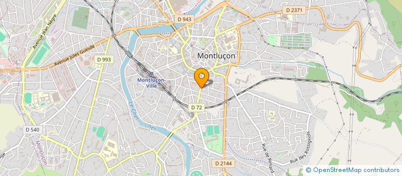 localisation de l'entreprise LA FONCIERE DE MARFONTAINE à MONTLUCON