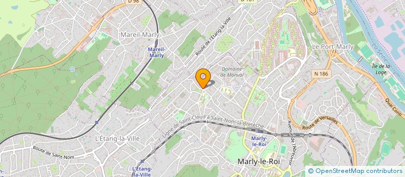 localisation de l'entreprise LA FONCIERE DE MONTVAL  MARLY-LE-ROI