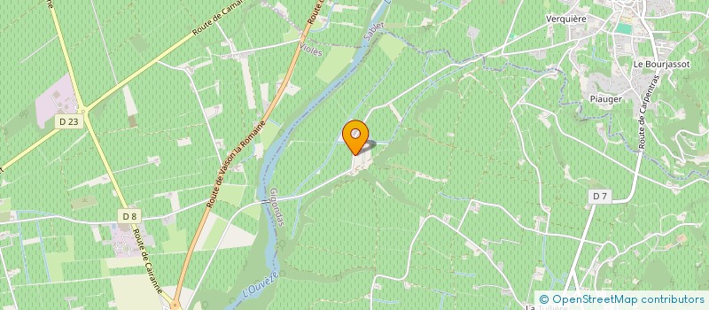 localisation de l'entreprise LA FONCIERE DE PARTICIPATION  GIGONDAS