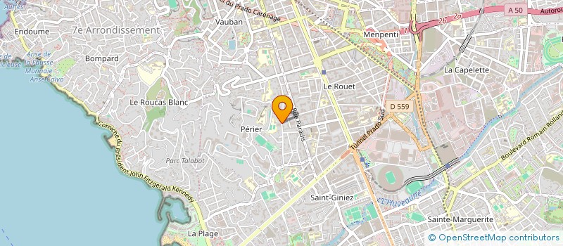 localisation de l'entreprise LA FONCIERE DE PROVENCE à MARSEILLE
