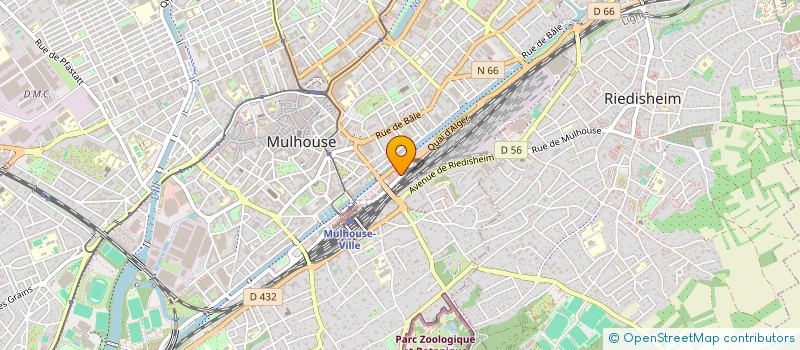 localisation de l'entreprise LA FONCIERE DE REDYNAMISATION COMMERCIALE DE MULHOUSE  MULHOUSE