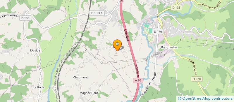 localisation de l'entreprise LA FONCIERE DES CAUSSES  DONZENAC