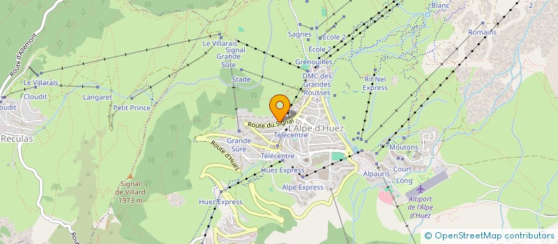 localisation de l'entreprise LA FONCIERE DES ECRINS  HUEZ