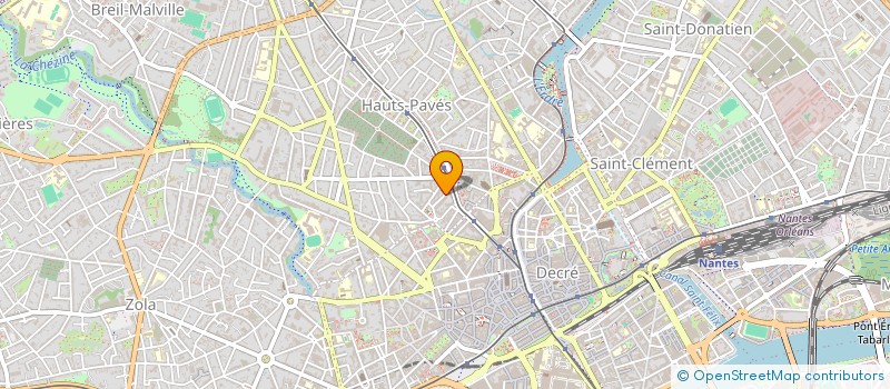 localisation de l'entreprise LA FONCIERE DES EVENS à NANTES