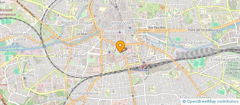 localisation de l'entreprise LA FONCIERE DES KD  RENNES