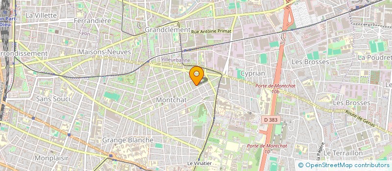 localisation de l'entreprise LA FONCIERE DES ORMES  LYON