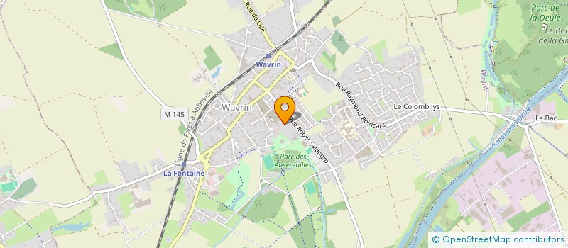 localisation de l'entreprise LA FONCIERE DES WEPPES  WAVRIN