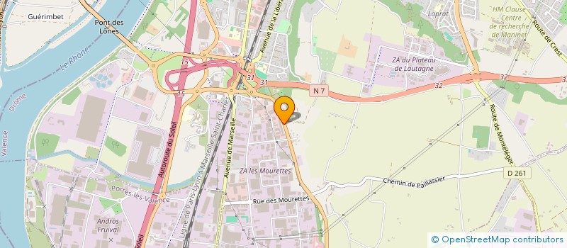 localisation de l'entreprise LA FONCIERE DU DIOIS à CHABEUIL