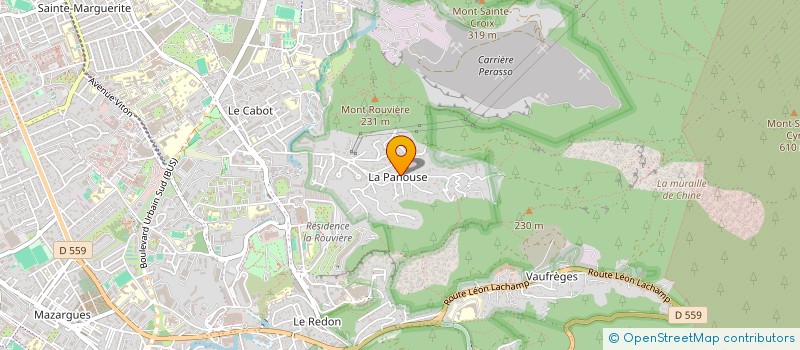 localisation de l'entreprise LA FONCIERE DU GRAND PIN  MARSEILLE