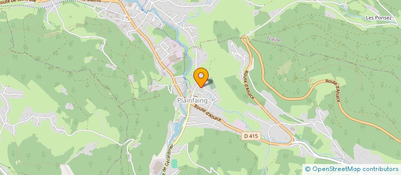 localisation de l'entreprise LA FONCIERE DU GRANIT  PLAINFAING