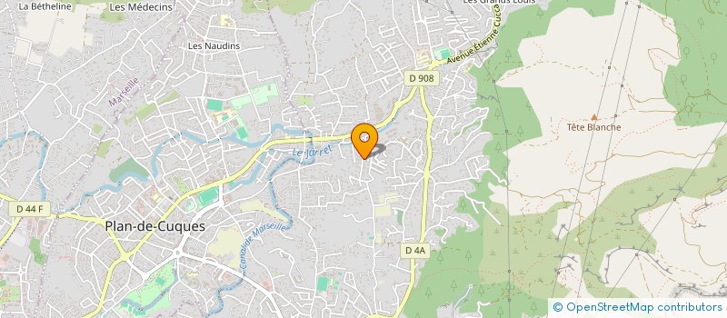 localisation de l'entreprise LA FONCIERE DU LITTORAL  ALLAUCH