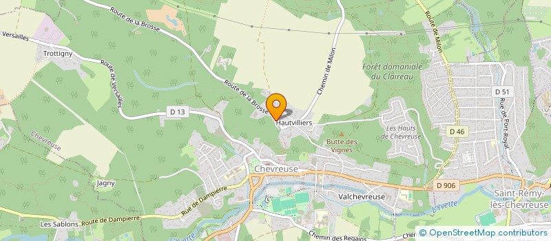 localisation de l'entreprise LA FONCIERE DU PATRIMOINE  CHEVREUSE