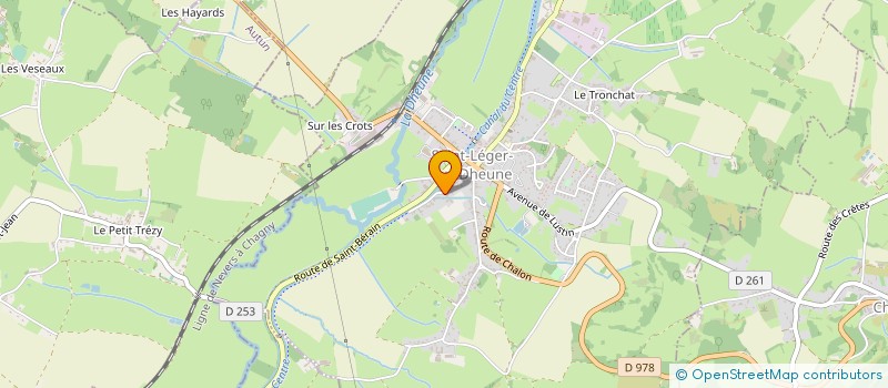 localisation de l'entreprise LA FONCIERE DU PORT  SAINT-LEGER-SUR-DHEUNE