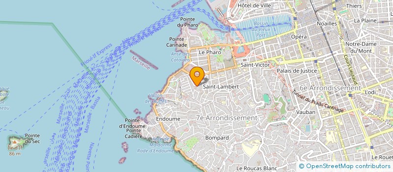 localisation de l'entreprise LA FONCIERE DU SUD à MARSEILLE