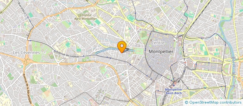 localisation de l'entreprise LA FONCIERE DU SUD à MONTPELLIER