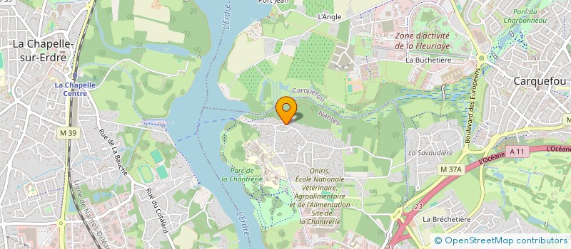 localisation de l'entreprise LA FONCIERE DU VIGNOBLE  NANTES