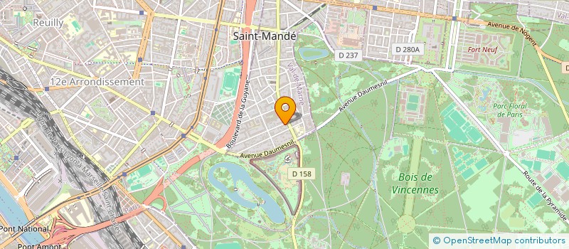 localisation de l'entreprise LA FONCIERE FRANCAISE à SAINT-MANDE