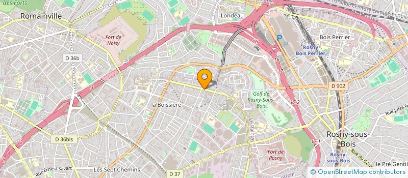 localisation de l'entreprise LA FONCIERE IDF à MONTREUIL