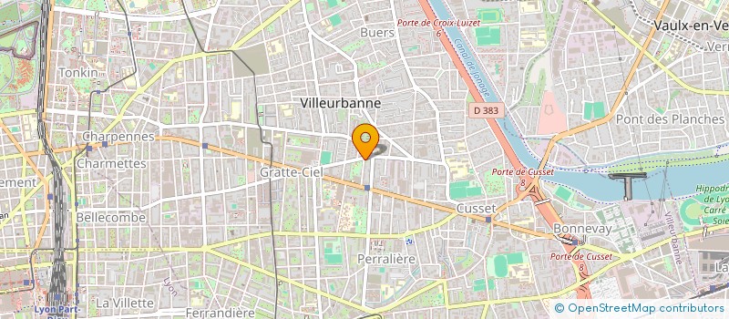 localisation de l'entreprise LA FONCIERE INCLUSIVE  VILLEURBANNE