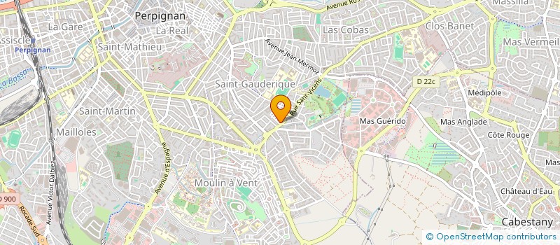 localisation de l'entreprise LA FONCIERE JSB  PERPIGNAN