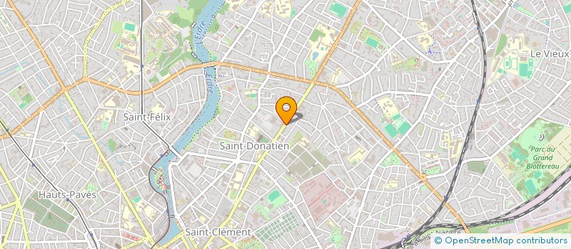 localisation de l'entreprise LA FONCIERE LP à NANTES