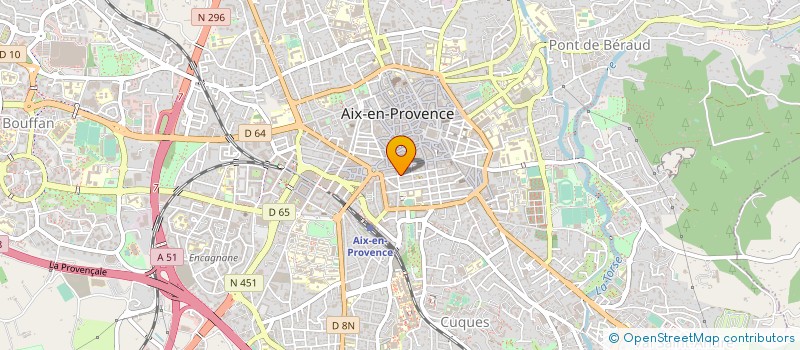 localisation de l'entreprise LA FONCIERE MAZARINE à AIX-EN-PROVENCE