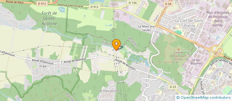 localisation de l'entreprise LA FONCIERE MS à MONTIGNY-LE-BRETONNEUX