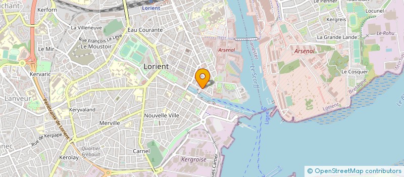 localisation de l'entreprise LA FONCIERE SAINT MARTINOISE  LORIENT