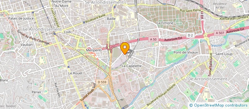 localisation de l'entreprise LA FONCIERE SAJ à MARSEILLE
