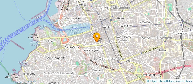 localisation de l'entreprise LA FONCIERE TOULONNAISE à MARSEILLE
