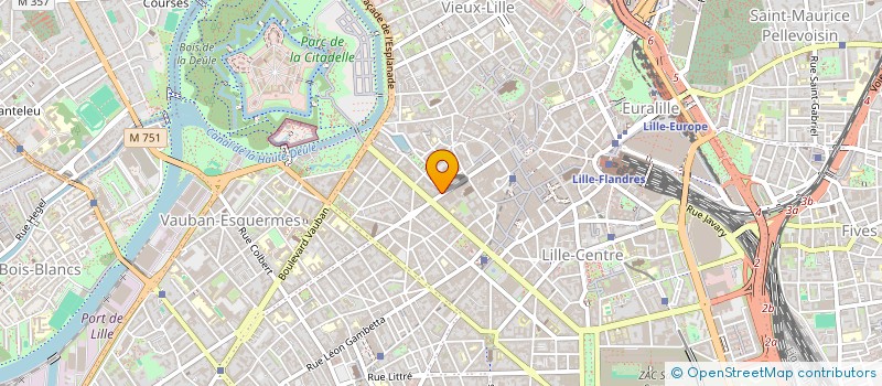 localisation de l'entreprise LA FONDATION DEMEURES DU NORD à LILLE